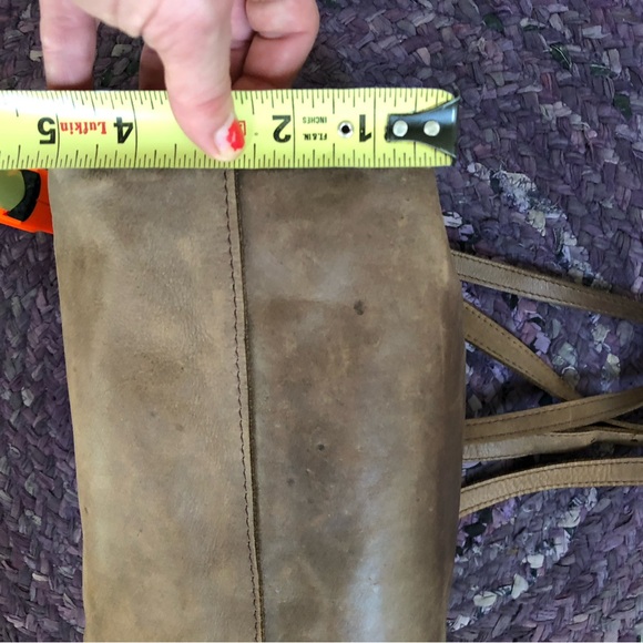 fashionable local and global distressed leather purse - Picture 7 of 10